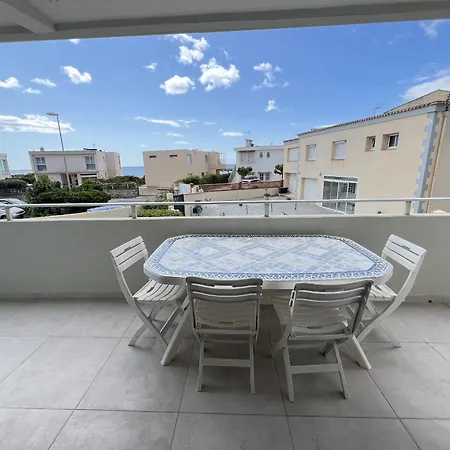 Spacieux A Valras-plage, Acces Direct A La Plage, Jusqu'a 6 Personnes - Fr-1-781-101 Daire